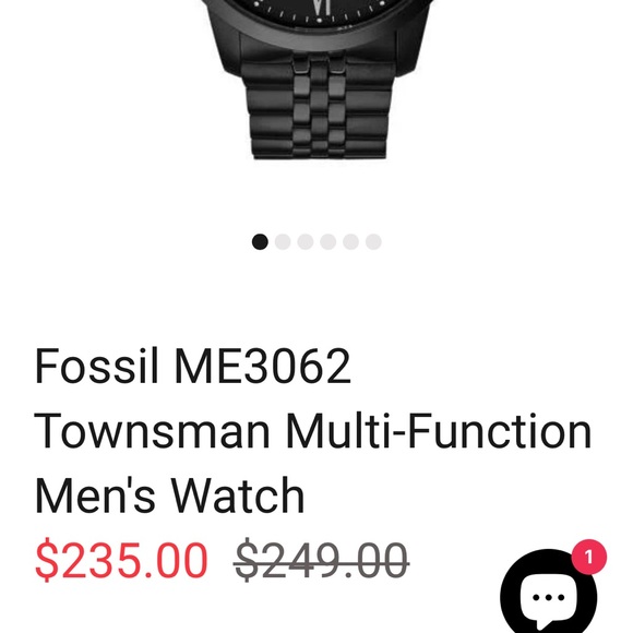 Fossil Townsman Auto Automatic Black Dial Men's Watch ME3172 $235 - Picture 7 of 7